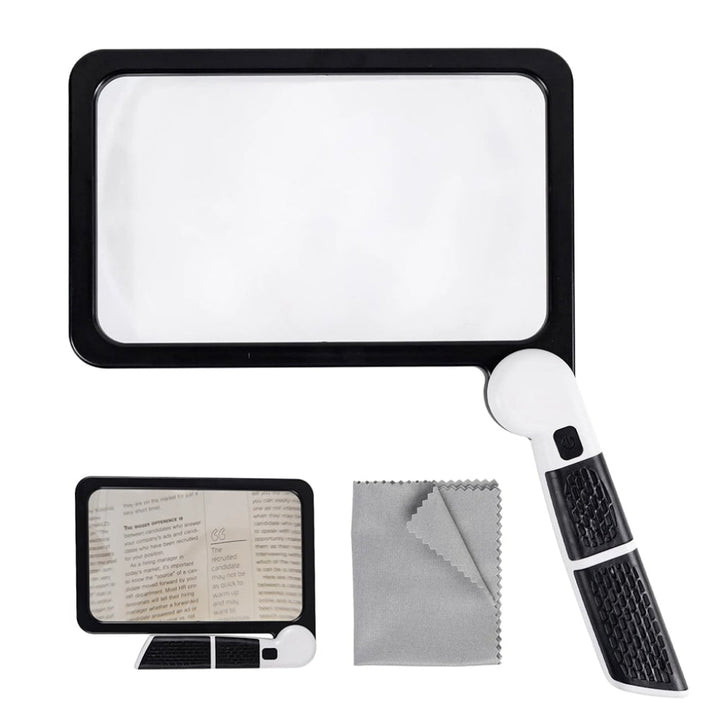 BowLift | Page-Filling Magnifying Glass – Large magnifying glass for reading and inspection