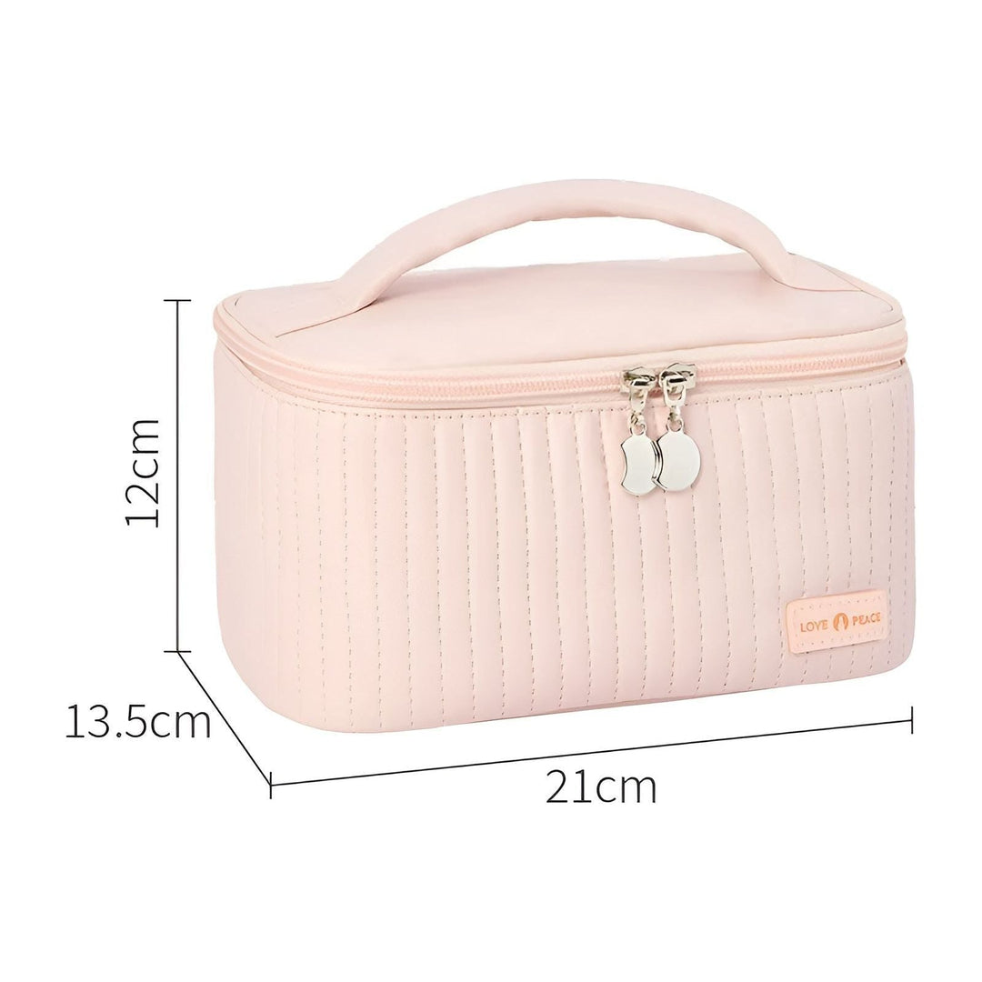 BowLift | Velaviva Cosmetic Bag Travel | Elegant & Water-Resistant | PU Leather | Plenty of Space & Protection for Your Beauty Essentials