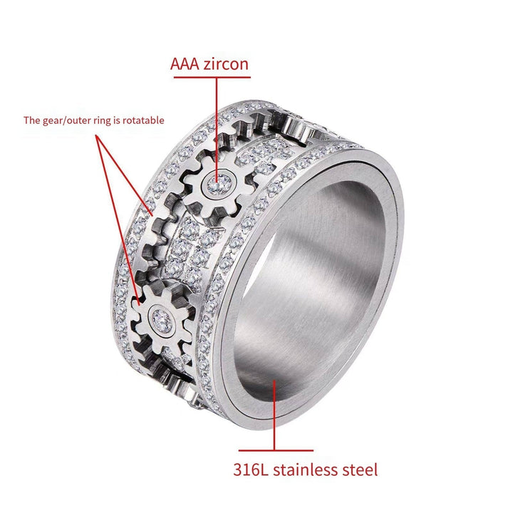 BowLift | Lucky Turn Zircon Ring