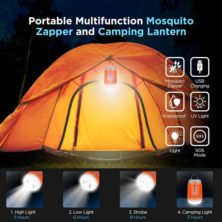 BowLift | 3-in-1 Electric Mosquito & Bug Zapper with UV Light & Fan for Indoor and Outdoor Insect Control