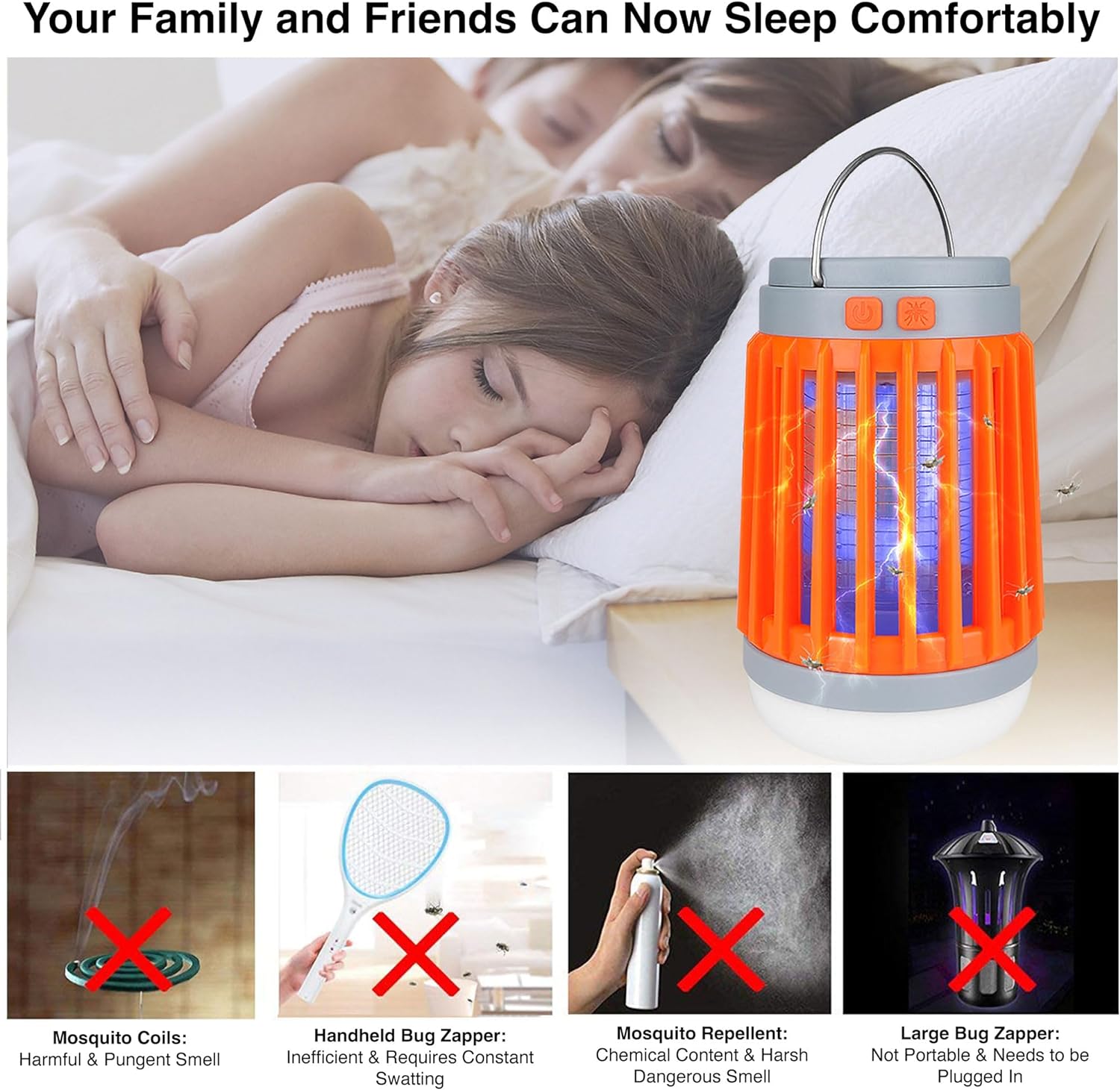 BowLift | 3-in-1 Electric Mosquito & Bug Zapper with UV Light & Fan for Indoor and Outdoor Insect Control