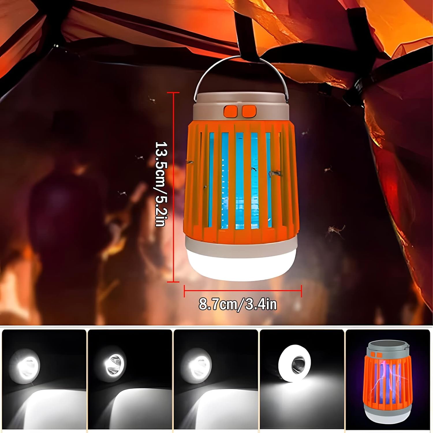 BowLift | 3-in-1 Electric Mosquito & Bug Zapper with UV Light & Fan for Indoor and Outdoor Insect Control