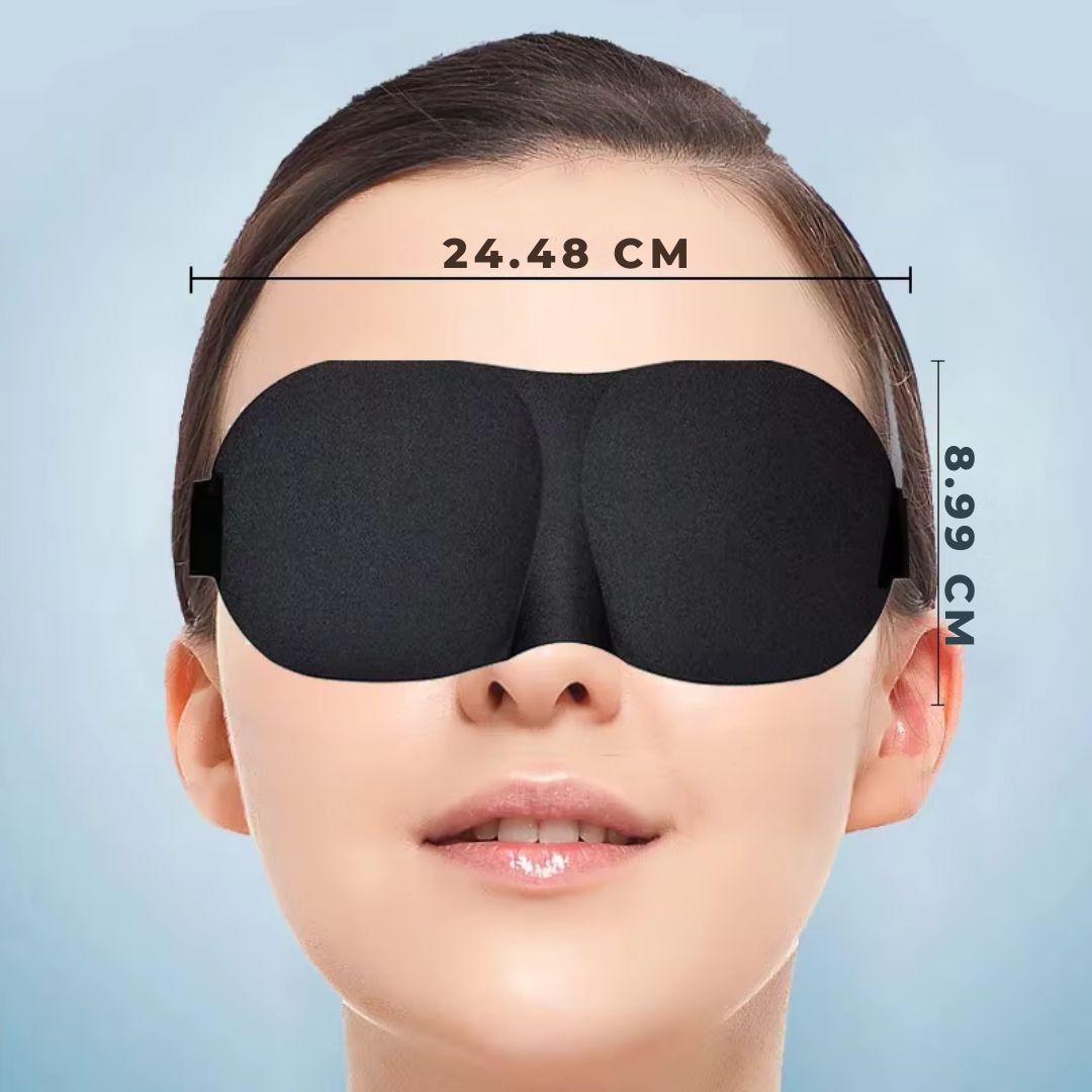 LumiShade Darkening Sleeping Mask | Light Blocking Comfort - for Shift Workers - Travelers - Light Sensitive Sleepers Bowlift