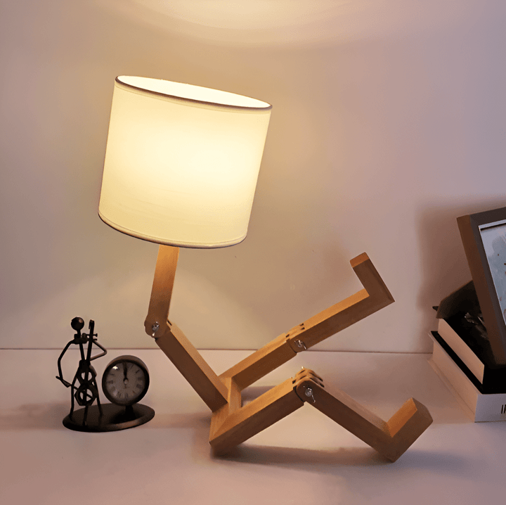 BowLift | LUMIBOT – Flexible Wooden Lamp for Personalized Lighting