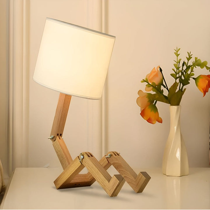 BowLift | LUMIBOT – Flexible Wooden Lamp for Personalized Lighting
