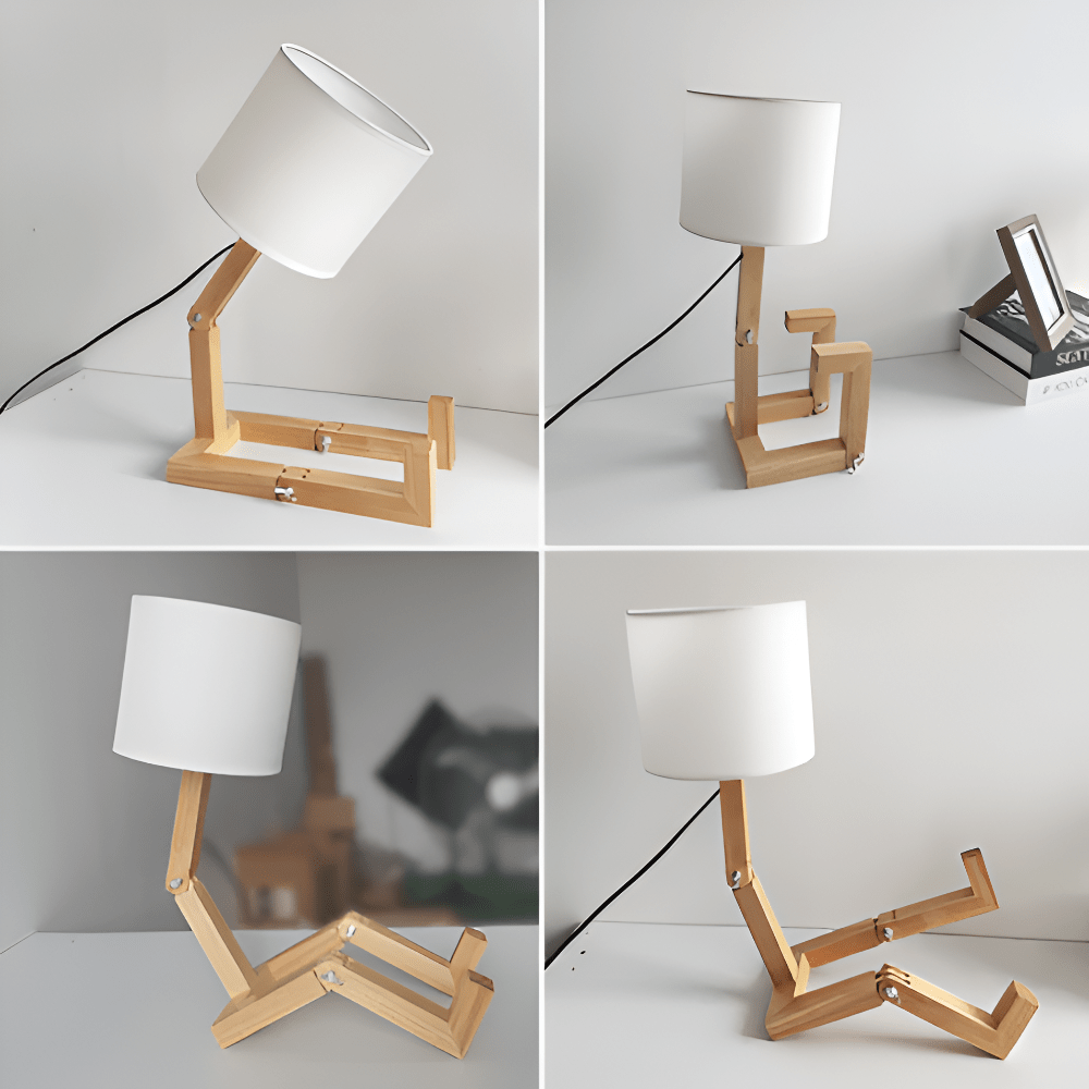 BowLift | LUMIBOT – Flexible Wooden Lamp for Personalized Lighting