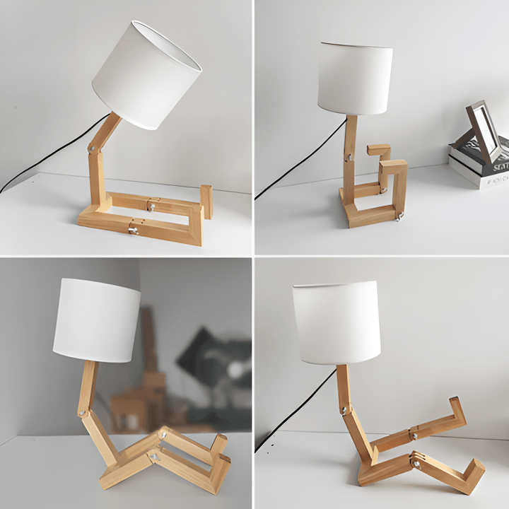 BowLift | LUMIBOT – Flexible Wooden Lamp for Personalized Lighting