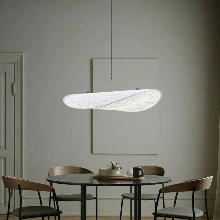 BowLift | EleganceLoom - Silk pendant lamp - Modern design - Chic and sophisticated