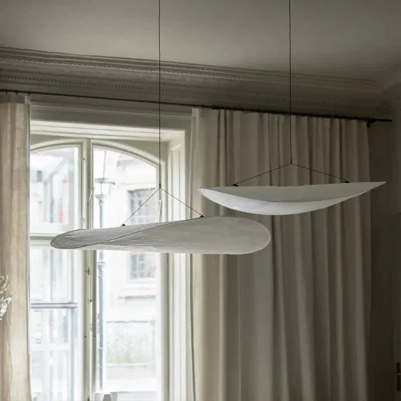 BowLift | EleganceLoom - Silk pendant lamp - Modern design - Chic and sophisticated