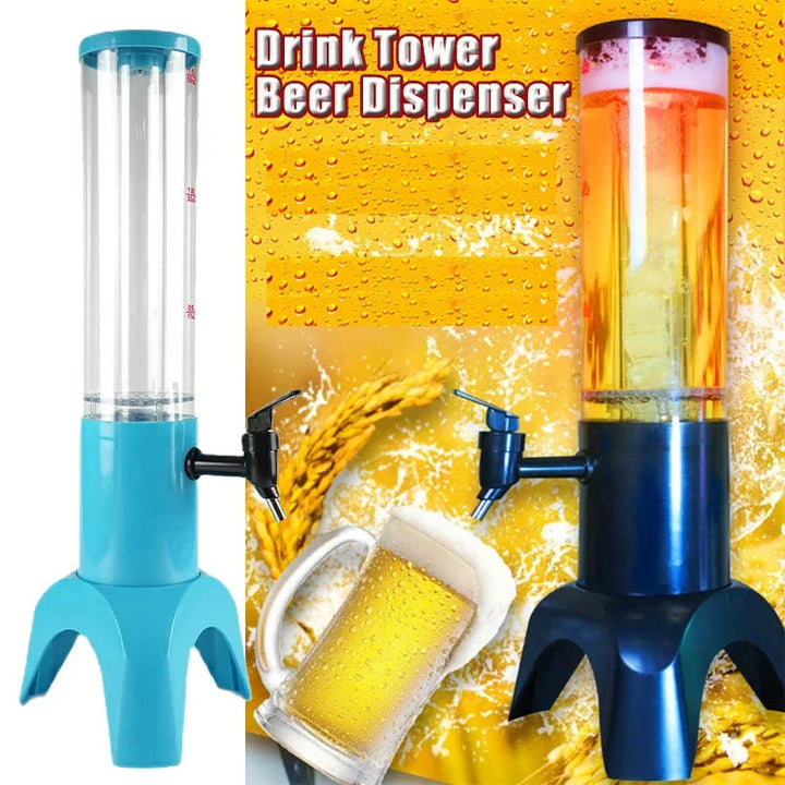 Luminous Beer Tower Drink Dispenser Beer Barrel Mimosa Tower with Light | Bowlift