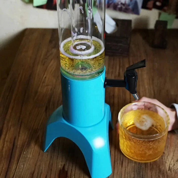 Luminous Beer Tower Drink Dispenser Beer Barrel Mimosa Tower with Light | Bowlift