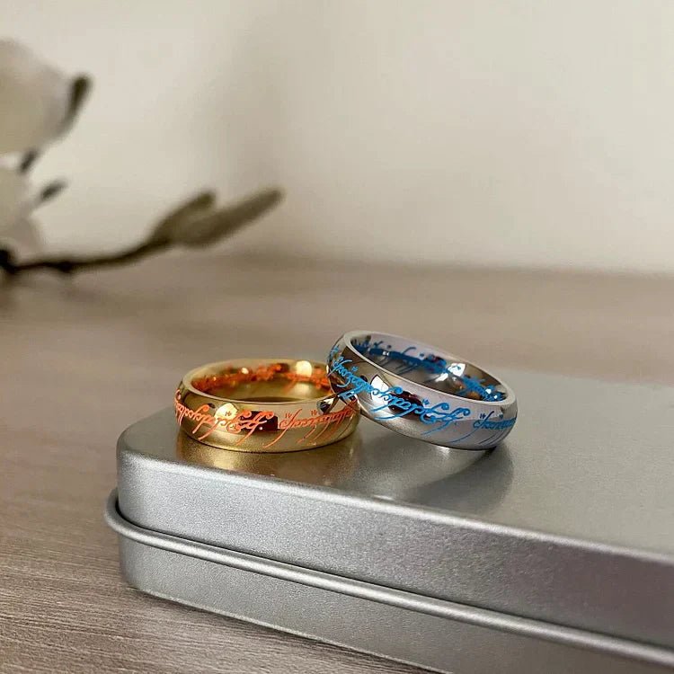 BowLift | Luminous Engraved Ring – Glow-in-the-Dark Jewelry for Positivity & Happiness