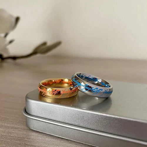 BowLift | Luminous Engraved Ring – Glow-in-the-Dark Jewelry for Positivity & Happiness