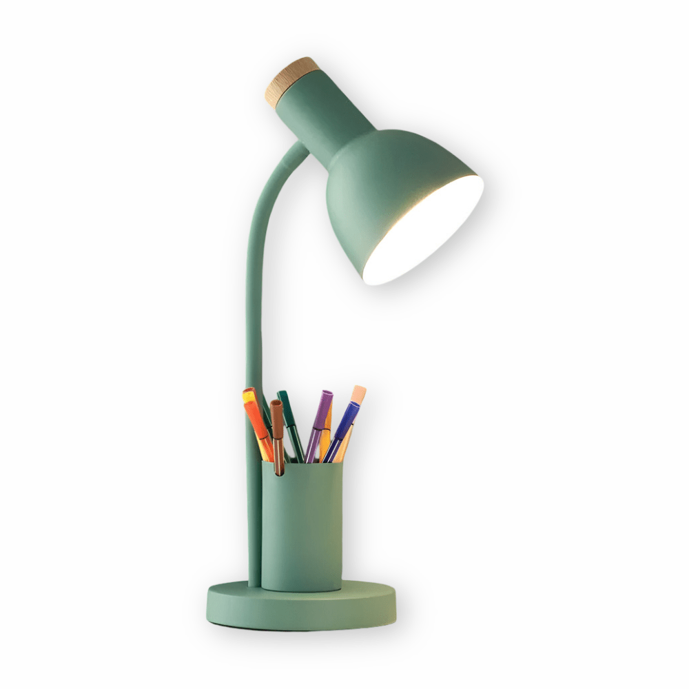 BowLift | LumoDesk – LED table lamp with pen holder for organization and lighting