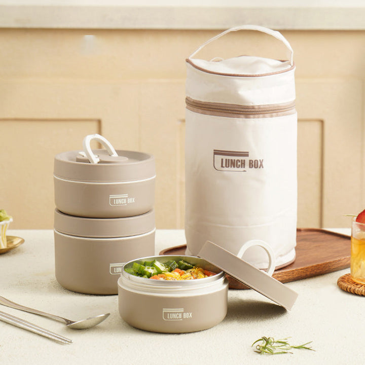 BowLift | ThermoBox Insulating Lunchbox – 4 Layers With Free Carry Bag