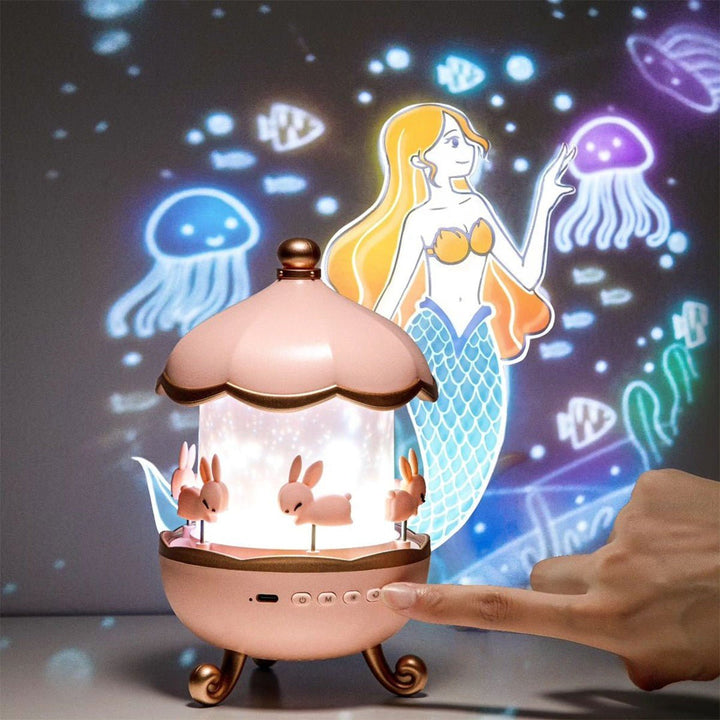 BowLift | Lunivra – Enchanted Dream Projector with Music & 12 Light Patterns