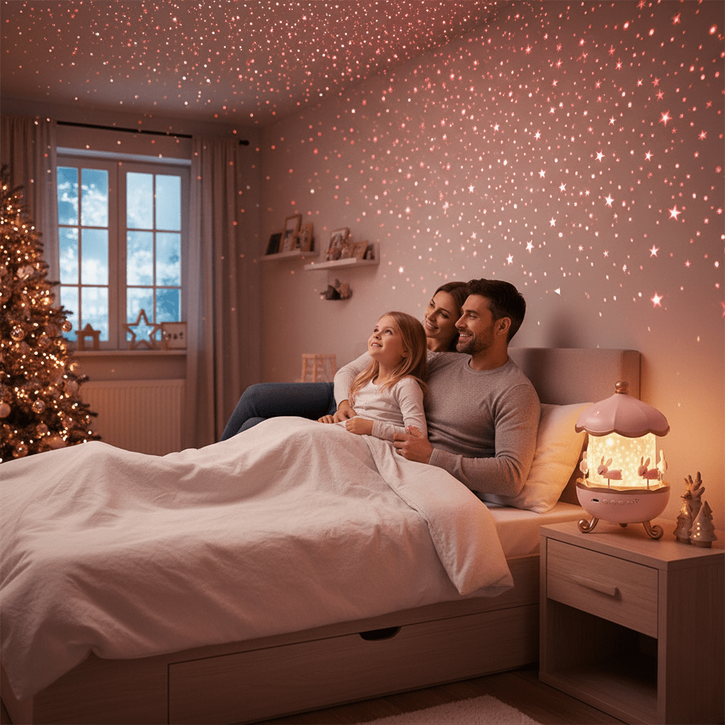 BowLift | Lunivra – Enchanted Dream Projector with Music & 12 Light Patterns
