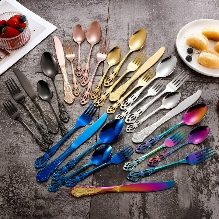 BowLift | Luxe 24-Piece Cutlery Set - RoyalCutlery