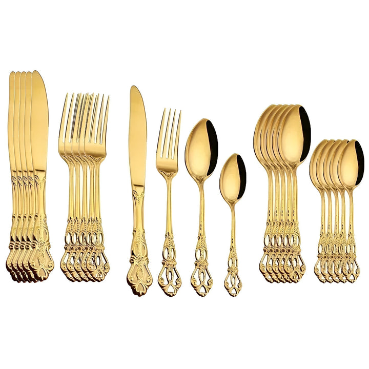 BowLift | Luxe 24-Piece Cutlery Set - RoyalCutlery