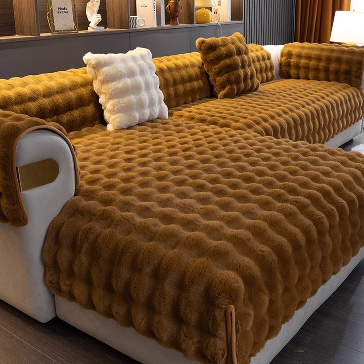 Luxe Anti-Slip Sofa Cover - SofaGuard Luxe Bowlift