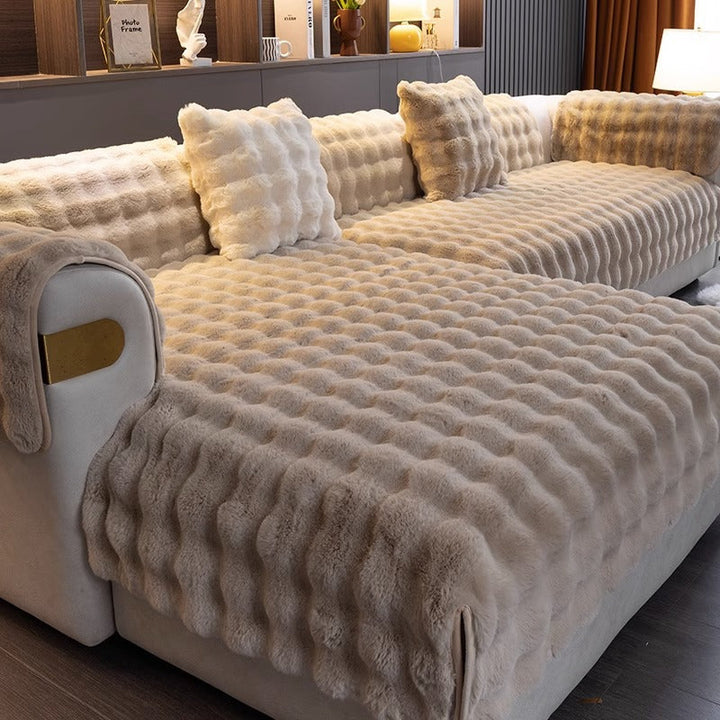 Luxe Anti-Slip Sofa Cover - SofaGuard Luxe Bowlift