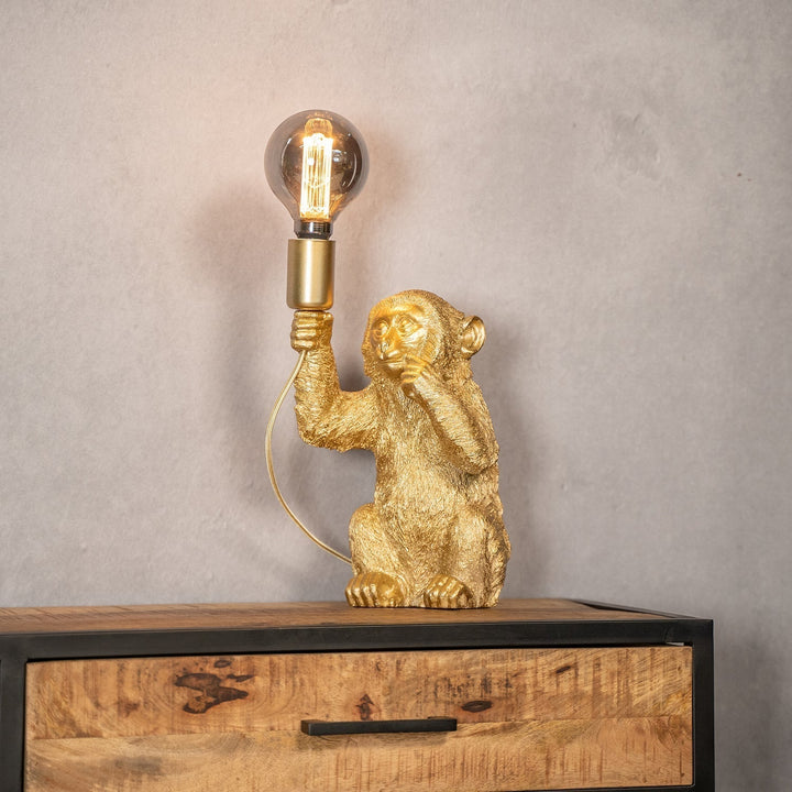 BowLift | Luxe GoldenChimp Table Lamp