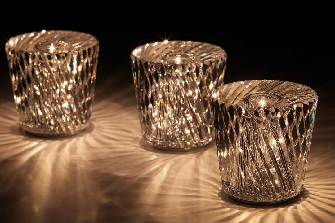 BowLift | Luxe Rechargeable Diamond Crystal Table Lamp - Lumière Diamond