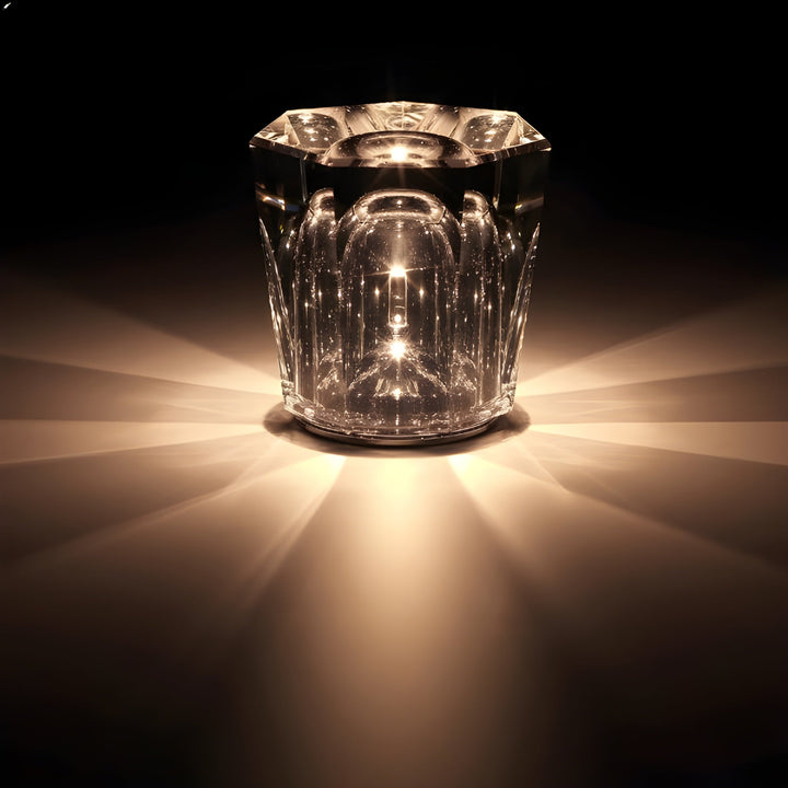 BowLift | Luxe Rechargeable Diamond Crystal Table Lamp - Lumière Diamond