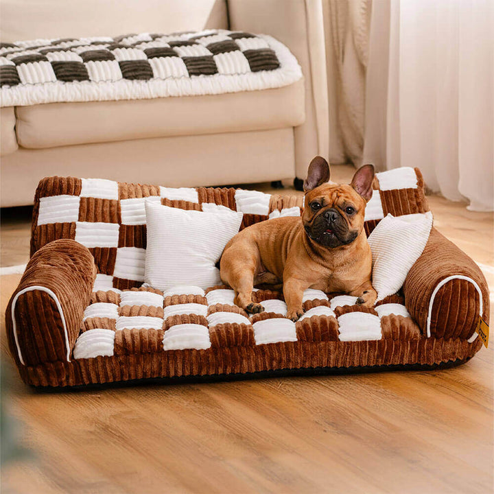 Luxurious Dog Bed Sofa - King's Chillout Sofa Bowlift