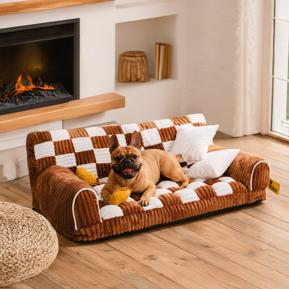 Luxurious Dog Bed Sofa - King's Chillout Sofa Bowlift