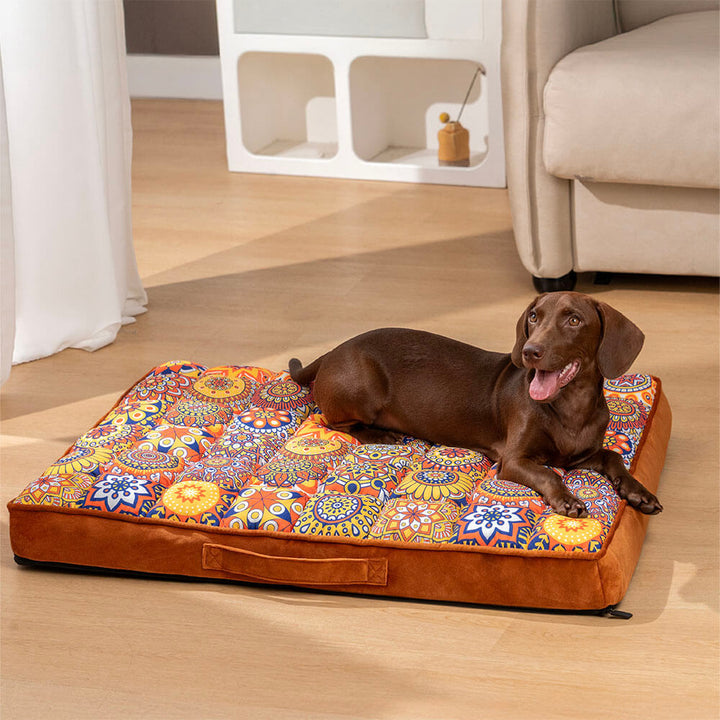 Luxurious Moroccan Style Dog Bed - Casablanca Dream Bowlift