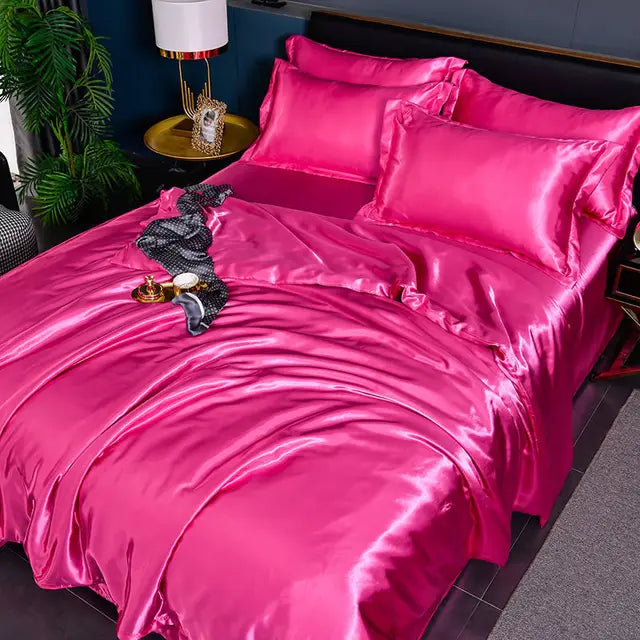 BowLift | Luxurious Satin Duvet Cover - SilkSerenity