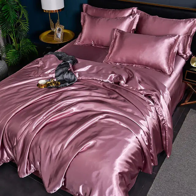 BowLift | Luxurious Satin Duvet Cover - SilkSerenity