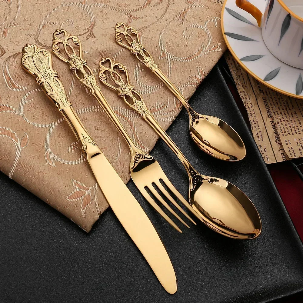 BowLift | Luxury 24-Piece Cutlery Set - RoyalCutlery