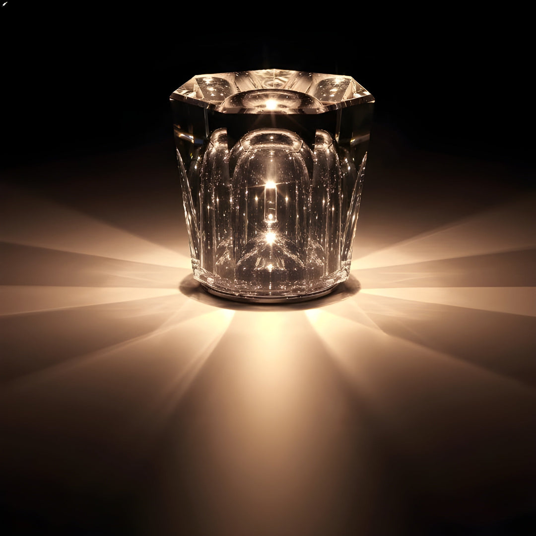 BowLift | Luxury Rechargeable Diamond Crystal Table Lamp - Lumière Diamond