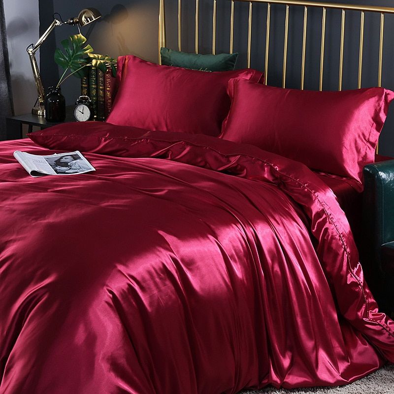 BowLift | Luxury Silk/Satin Bedding Set (4-Piece) - SilkSleep