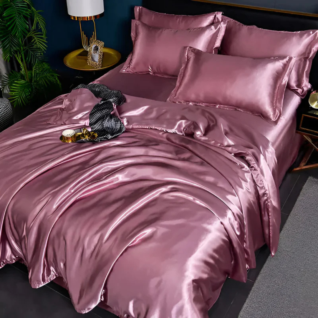 BowLift | Silk Satin Duvet Cover Bedding Set
