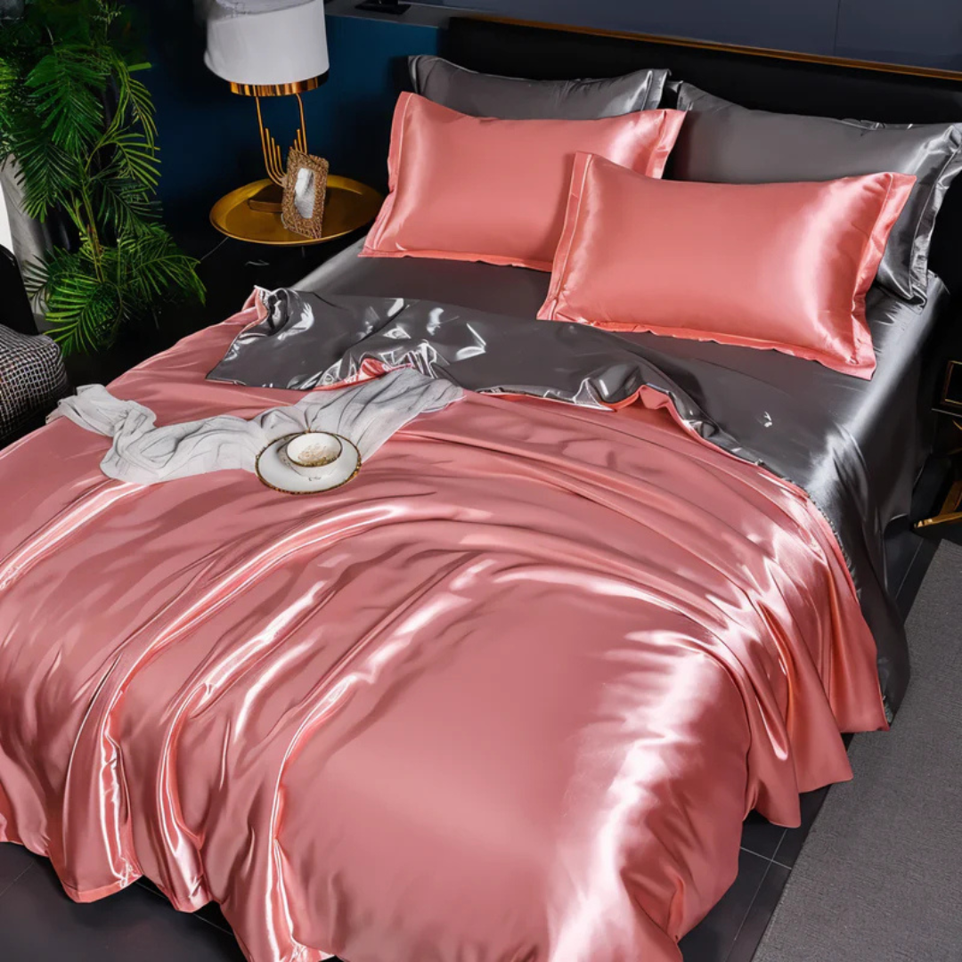 BowLift | Silk Satin Duvet Cover Bedding Set