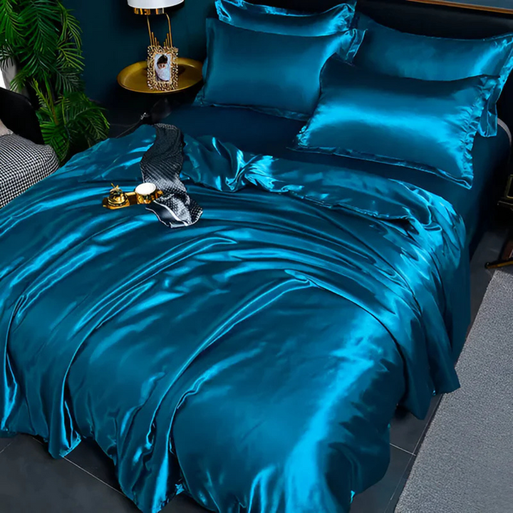 BowLift | Silk Satin Duvet Cover Bedding Set