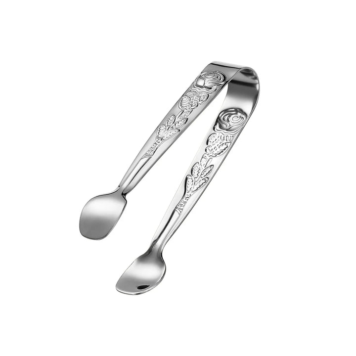 Luxury Stainless Steel Ice Cube Clip Small Sugar Fruit Kitchen Tong | Bowlift