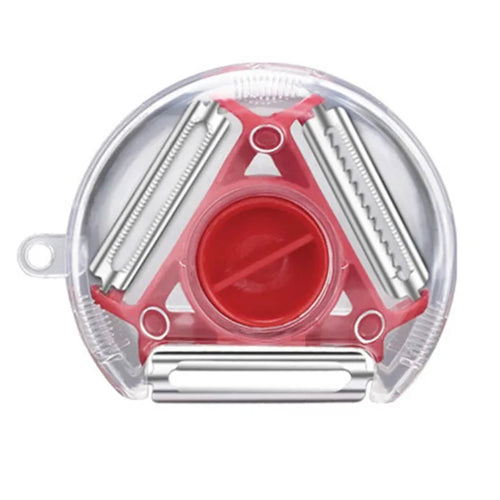 Magic Trio Stainless Steel Blade Peeler Slicer Shredder Julienne Cutter | Bowlift