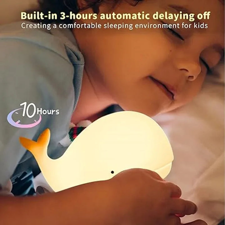 BowLift | Magically Illuminated Whale Night Lamp – Luma | Soft Light for Children