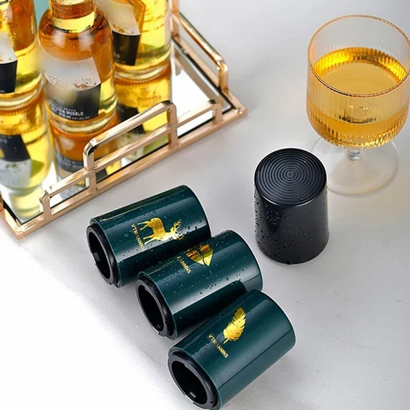 Magnetic Beer Bottle Opener Stainless Steel Push-Down Bottle Opener | Bowlift