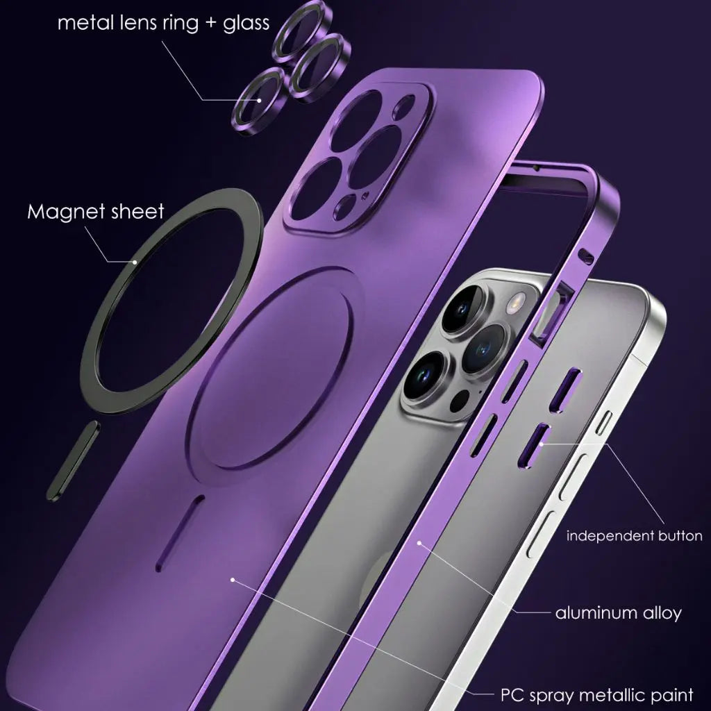 BowLift | Magnetic Metal Case | Sleek Protection for iPhone
