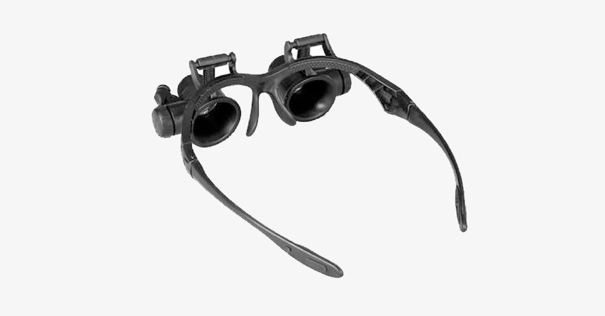 BowLift | Magnifying glass with LED lights, hands-free & bright light settings