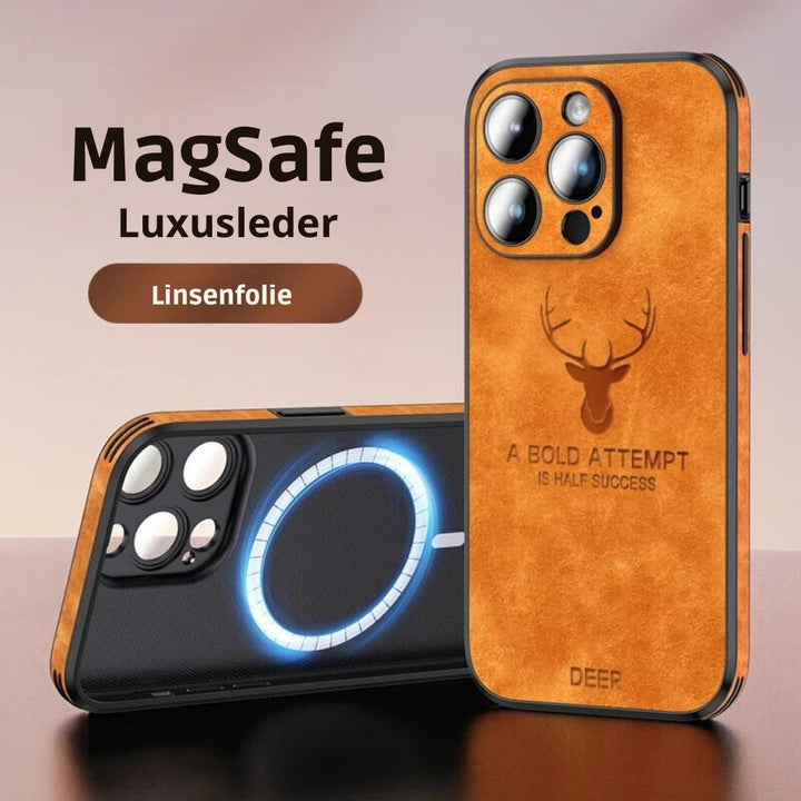 BowLift | Deer - Luxury Leather iPhone Case with Stylish Design and Shockproof Protection