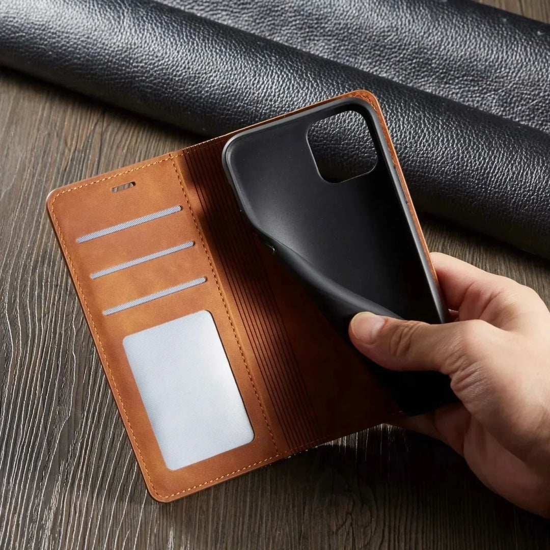 BowLift | MAGSHIELD – Magnetic Leather iPhone Case for Stylish Protection