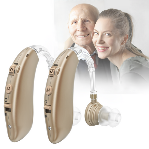 BowLift | Rechargeable Digital Behind the Ear Hearing Aids BTE With Noise Reduction