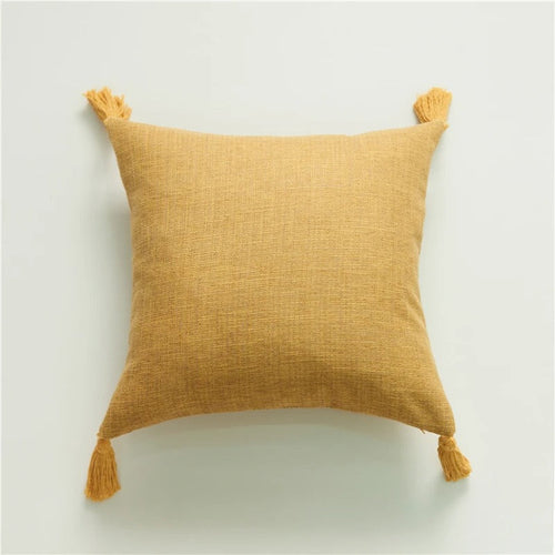 BowLift | ImperialRest Cushion Cover - Elegant Linen Cushion Cover with Playful Tassels for Any Space
