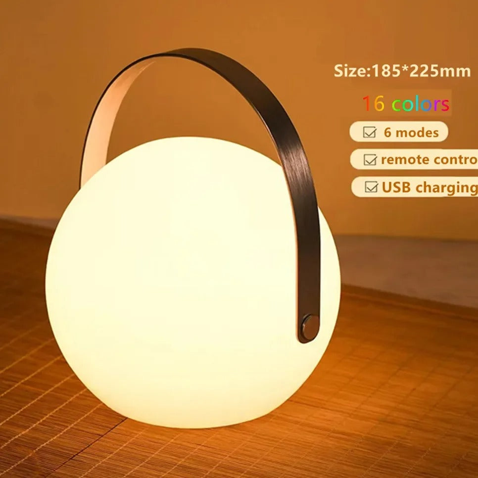 BowLift | LuminaFusion Lamp – Portable Waterproof Cordless Table Lamp with Remote Control